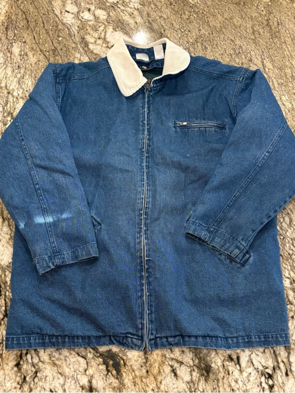 Vintage Cherokee Denim Chore Barn Jacket Lined